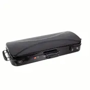 Crossrock Fiberglass Double Violin Case - Two 4/4 Violin Hardshell with Backpack
