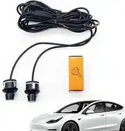 Gvblkq Angel Wing Car Door Light - Car Wireless LED Door Paste Courtesy Light - LED Welcome Projection Light, Car Door Light LED Ghost Shadow Light, Car Wireless LED Door Paste Courtesy Light
