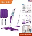 Mops for Floor Cleaning Wet Spray Mop with 14 oz Refillable Bottle and 3 Wash...