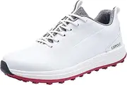 [JiuQing] Golf Shoes Men Waterproof Professional Golfing Trainers Spikeless Outdoor Anti Slip Walking Footwear