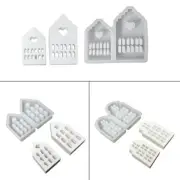 Cake Making 3D House Shape Making Molds Silicone Mold House with Window