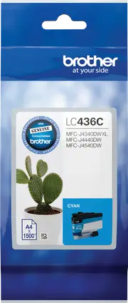Brother LC436C Cyan Ink Cartridge