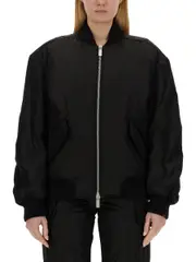 [Off-White] Off-White-Nylon Bomber Jacket-Donna 40
