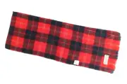 Highland Home Industries Scarf NWT 52 X 8 Plaid Red Green 100% Lambswool New