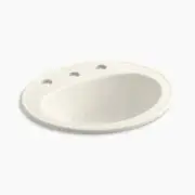 KOHLER K-2881-96 Verticyl 19-1/4" oval undermount bathroom sink - Biscuit