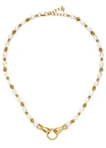 Missoma X Harris Reed In Good Hands Beaded Necklace - Pearl One Size