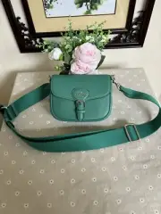 Coach Amelia Small Saddle Bag Bright Green