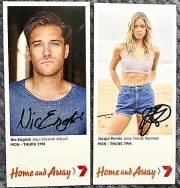 Home And Away Marshall Aldrych Flick Newman Nic English Jacqui Purvis Fan Cards