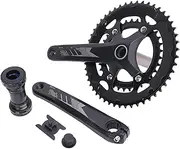 Cycle Crankset 50T 34T Chainring Aluminum Alloy Hollow Crank Arm Set 9 12 Speed Cycle