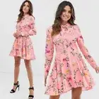 Unique21 Women's Size 6 Skater Hem Shirt Dress