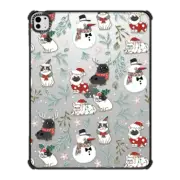 iPad Pro 13-inch (M4) iPad Impact Case Christmas Frenchie
