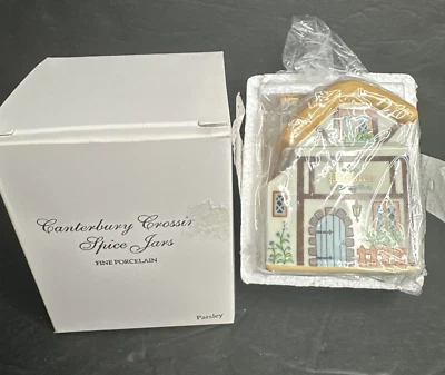 Canterbury Crossing PARSLEY Lenox Spice Village Unused Not Displayed NEW IN BOX