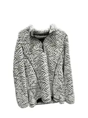 NWT Women's Simply Southern Asheville Gray Grey Quarter Zip Pullover Top Size L