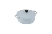 Chasseur Macaron Casserole Duck Egg 24cm Blue - Duck Egg Blue