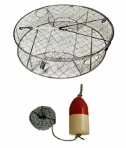 KUFA Stainless Steel Crab Trap with Zinc Anode, Accessories (CT100+FWL103+ZIN1)