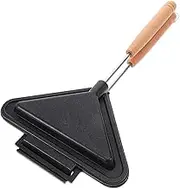 Generic Triple Triangle Mini Sandwich Grill Pan Toast Baking Plate Non-Stick Double-Sided Frying Pan Multi-Function Bread Cooking Tool