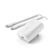 USB-C PD 3.0 PPS Wall Charger 30W + USB-C Cable with Lightning Connector