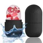 Reusable Ice Facial Roller Leak Proof Ice Cube Trays Brighten Lubricate