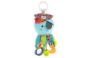 Lamaze Calmari Octopus Baby 0+ Activity Toy w/Rattle/Mirror Squeak/Crinkle Sound