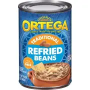 Ortega Refried Beans Traditional 16 Ounce 12-Cans