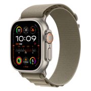 Apple Watch Ultra 2 GPS + 流動網絡 49mm 鈦金屬錶殼 智能手錶 配橄欖色登峰手環 Medium MRFJ3ZA/A 香港行貨