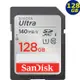 SanDisk 128GB 128G SDXC Ultra 140MB SD SDHC UHS C10 相機記憶卡