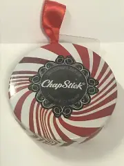 ChapStick Collector's Edition Tin Ornament, Candy Cane Swirl (contains 3 sticks)