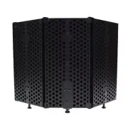 Studio Mic Isolation Shield Vocal Recording Booth Sound Absorber Foam Pannel New