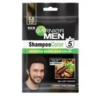 Garnier Men Shampoo Based Hair Color Brown Black (3.0) 20 ml each Pack of 4