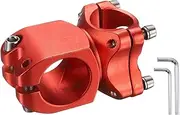 sourcing map 25.4mm Bike Stem 7 Degree 38mm Aluminum Alloy Bicycle Handlebar Stem with Hex Wrench for Mountain Road Bike BMX MTB Cycling, Sand Bright Red