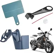 Motorcycle Chain Cleaner, Chain Oiler,4 Piece Lubricant Applicator For Oil | Chainsaw Accessories, Grease Derailleur, Cleaning Tool, Ergonomic P