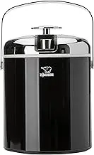 Zojirushi BJC-1300 Ice Bucket with Tongs 1.3 L, Black, Made in Japan