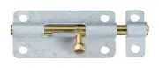 National Hardware N151-894 Galvanized Steel Door Barrel Bolt 4 L x 0.32 Dia. in.