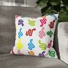 CUSHION COVER PILLOW CASE|CUTE RAINBOW SNAKE ANIMAL PATTERN
