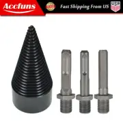 High Speed Firewood Drill Bit Wood Log Splitter Screw Cone Driver Farms