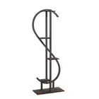 Multi Tiers Metal Tall Plant Rack S-Shaped Corner Flower Pot Display Stand for I