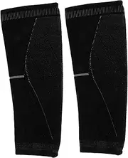 SUPVOX Elastic Sports Calf Sleeves 2 Pack Calf Compression Socks for Men Shin Guard Soccer Football Basketball Running Workout Snowboarding Mountain Climbing