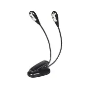 Double-Head Clip Light/Reading Light/Night Light Clip for Table, headboard an...