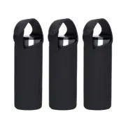 3 Pcs Cup Sleeve Water Bottle Lanyard Collapsible Neoprene Holder