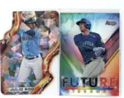 2021 Bowman's Best Julio Rodriguez Heatwave Die-Cut Atomic Refractor #HW-27 LOT