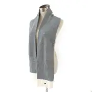【CHANEL】 CHANEL Sportsline Muffler Stole Grey Coco Mark