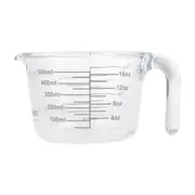Daily Bake Borosilicate Glass 2-Cup/500ml Measure Jug Baking/Cooking Clear