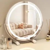 在飛比找蝦皮商城精選優惠-鏡子化妝鏡 led 化妝鏡  臺式桌面鏡 LED智能鏡 網紅