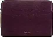 Comfyable Slim Protective Laptop Sleeve 15 Inch 14 Inch, PU Leather Bag Compatible with 15" MacBook Air (Snug Fit) M4 2025 & 14" MacBook Pro M4 (Loose Fit), Computer Case for Mac, Berry Brown