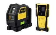 Laser Level with Receiver, Firecore Green Beam Self Leveling Outdoor Cross Li...