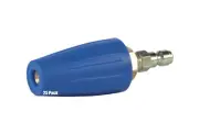 25 Pack Erie Tools Pressure Washer Rotating Turbo 3.0 Nozzles 4000 PSI QC