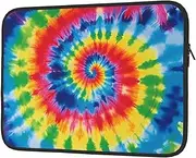 Laptop Case Sleeve Tie Dye Rainbow Laptop Bag Computer Carrying Case 15 Inch Laptop Protective Notebook Case Cover