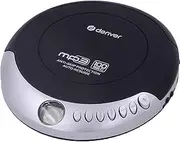 Denver Portable DMP-391 Walkman CD Player Compatible with CD, CD-R and CD/RW Shock Proof Function Bass Amplifier System Includes Earphones