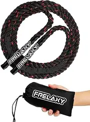 Frelaxy Jump Rope 1LB, Weighted Jump Rope for beginners, Heavy Jump Ropes for Fitness, Total Body Workouts, Weight Loss, Strength Training, Compact Skipping Rope for Home Gym Workout Equipment