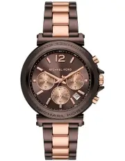 [Fossil] Michael Kors Maren Chronograph Watch MK7496 in Brown